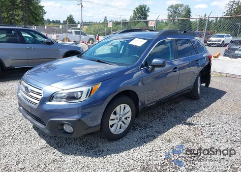 2016 Subaru Outback 2.5I Premium z USA, uszkodzony, nr VIN 4S4BSACC7G3357565